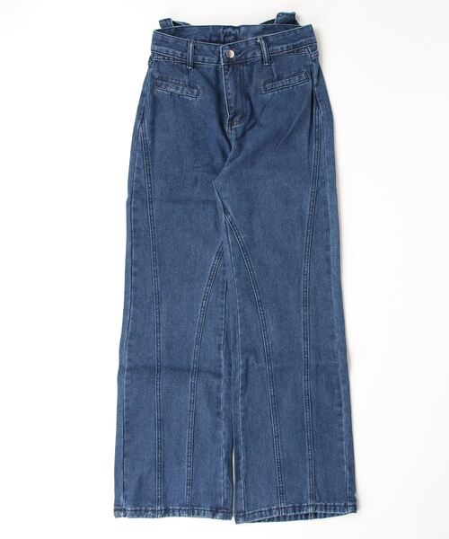 「paravion」 デニムパンツ M ブルー レディース_画像2