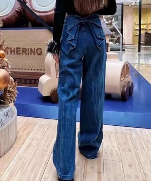 「paravion」 デニムパンツ M ブルー レディース_画像3