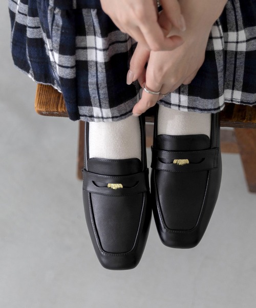 「welleg」 シューズ 24.0cm ブラック レディース_画像4
