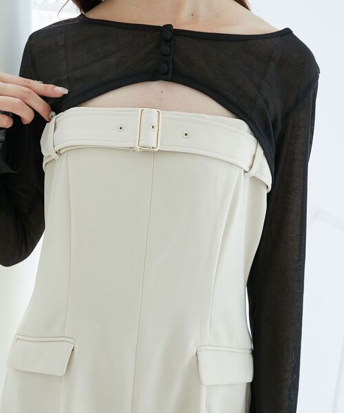 「MAJESTIC LEGON」 コンビワンピース MEDIUM ブラウン レディース_画像8