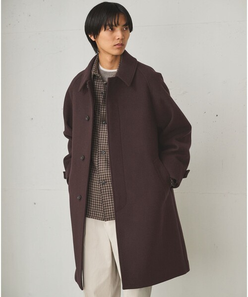 専用 green label SENTDALE WOOL ステンカラーコート green label relaxing（グリーンレーベルリラクシング） ステンカラー