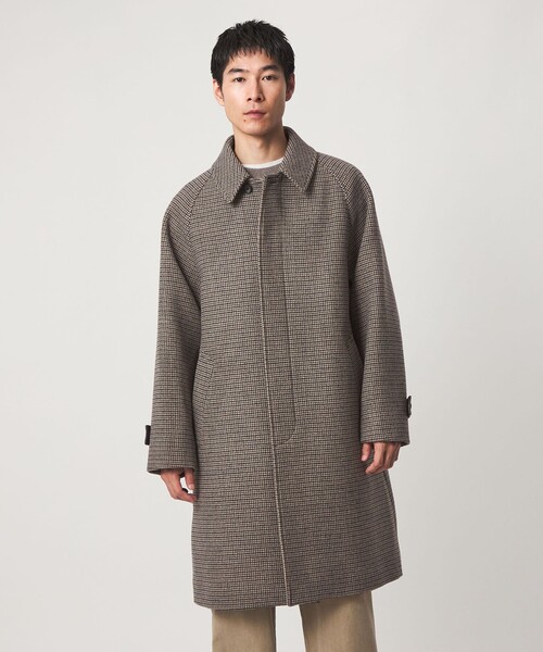 green label relaxing セントデールウール　ステンカラーコート green label relaxing（グリーンレーベルリラクシング） ステンカラー
