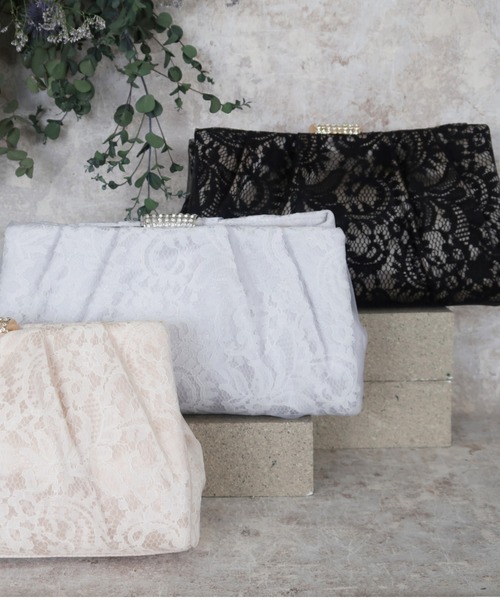 バッグ クラッチバッグ 結婚式バッグ レース オーガンジーバッグ 新入荷 流行