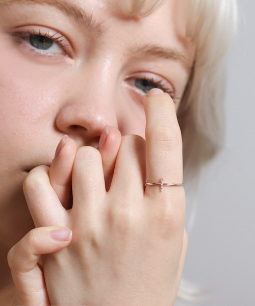 cui-cui（キュイキュイ） 指輪 リング ダイヤモンド ライン リング