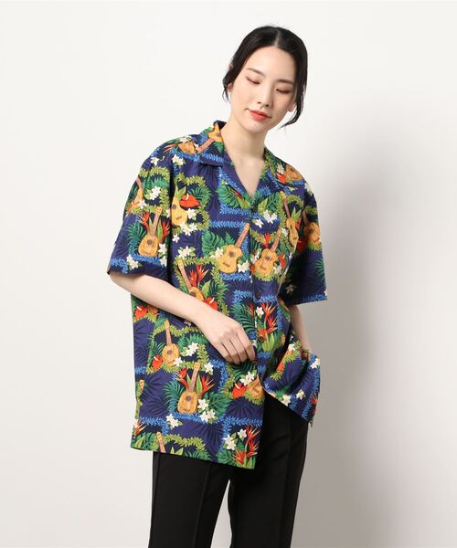 ブラウス シャツ 「ROBERT J.CLANCEY/ロバート・ジェイ・クランシー」BROADCLOTH TRADITIONAL ALOHA SHIR TONE ブラウス シャツ 「ROBERT J.CLANCEY/ロバート・ジェイ
