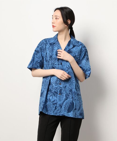 ブラウス シャツ 「ROBERT J.CLANCEY/ロバート・ジェイ・クランシー」BROADCLOTH TRADITIONAL ALOHA SHIR TONE ブラウス シャツ 「ROBERT J.CLANCEY/ロバート・ジェイ
