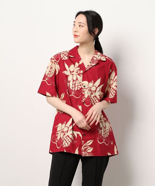 ブラウス シャツ 「ROBERT J.CLANCEY/ロバート・ジェイ・クランシー」BROADCLOTH TRADITIONAL ALOHA SHIR TONE ブラウス シャツ 「ROBERT J.CLANCEY/ロバート・ジェイ