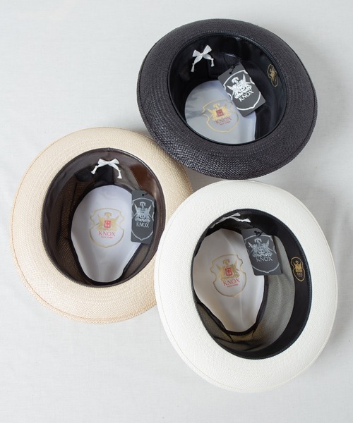 KNOX（ノックス） 帽子 ハット 本パナマ石目 KMC / Panama Hat メンズ