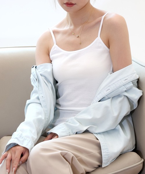 Esime（エシミー） タンクトップ ノースリーブ 「同色2枚セット