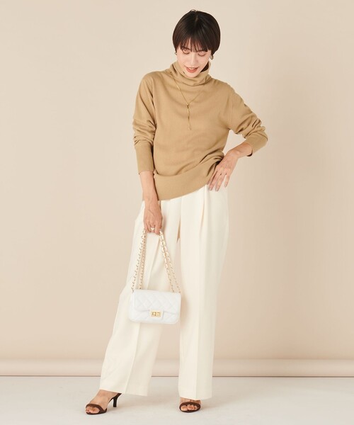 NOLLEY'S（ノーリーズ） ニット レディース ハミルトンNYタートルプル