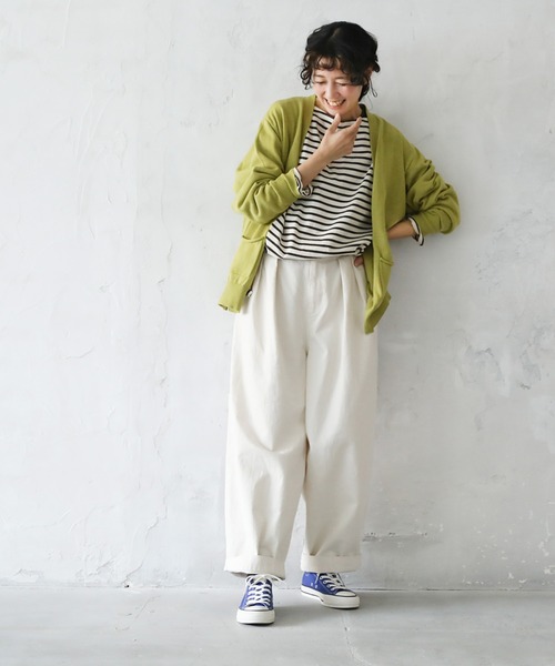Soulberry　ワイドパンツ soulberry パンツ よこがおワイドパンツ レディース : ZOZOTOWN
