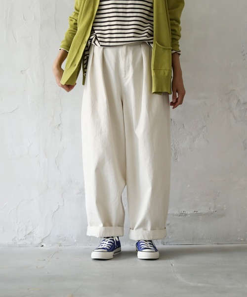 Soulberry　ワイドパンツ soulberry パンツ ほわっとグッドなワイドパンツ レディース