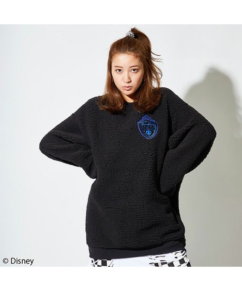 ブラウス シャツ 「Disney/ディズニー ツイステッドワンダーランド」ポムフィオーレ寮/ボアチュニック レディース
