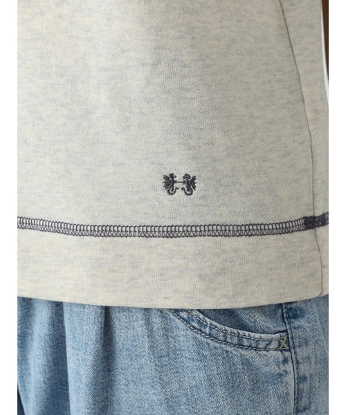 McGREGOR tシャツ 裏毛ステッチ配色スウェット レディース