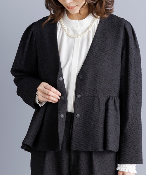 CARETTE（カレット） スーツ CARETTE by YOCO MORIMOTO ペプラム