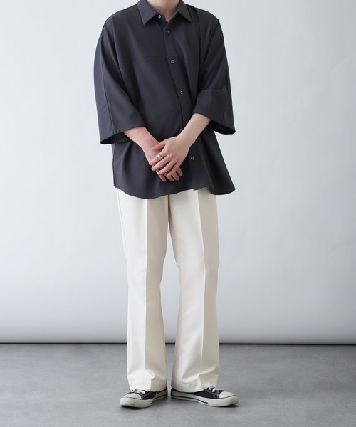 ZIP FIVE スラックス 「ZIP FIVE」センタープレス ドレープ