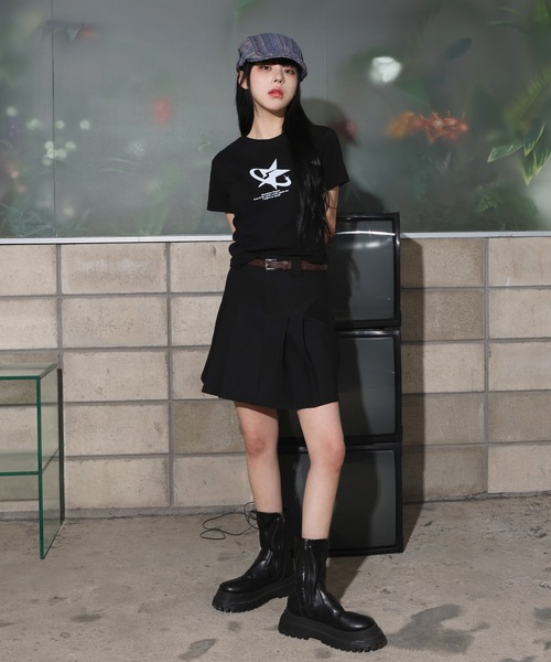 【シンプルで合わせやすい♪】ルイヴィトン Tシャツ FOLLOWIN tシャツ 「ナチュラルルック」Y2K星スターセミクロップ
