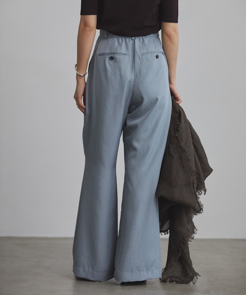 anuans（アニュアンス） パンツ ツータックリラックスツイルパンツ