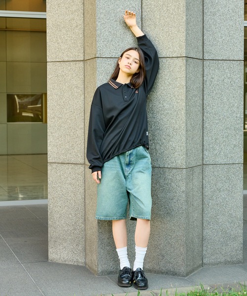 WETTEMPT ポロシャツ MOSS STITCH LONG POLO SHIRT / 鹿の子ロング