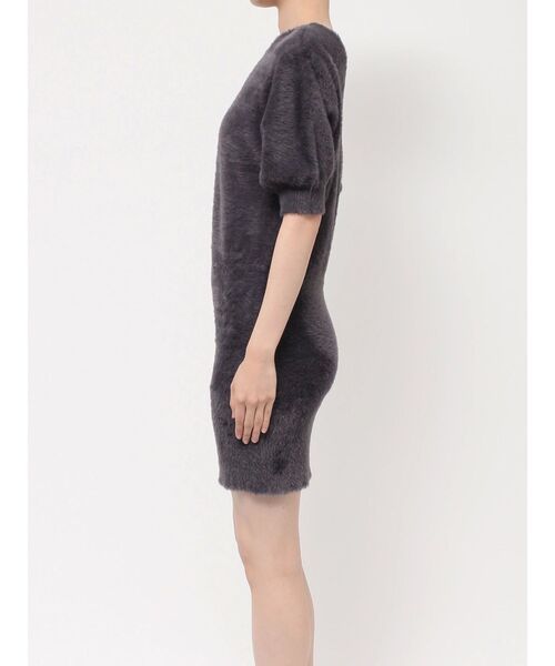 MERCURYDUO ワンピース 2WAYミニシャギーハーフスリーブ MERCURYDUO ワンピース 2WAYミニシャギーハーフスリーブ