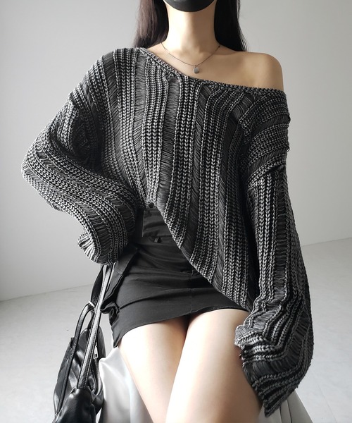 me+em select（ミームセレクト） ニット セーター 「 4color