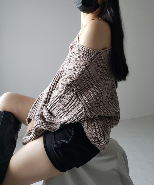 me+em select（ミームセレクト） ニット セーター 「 4color