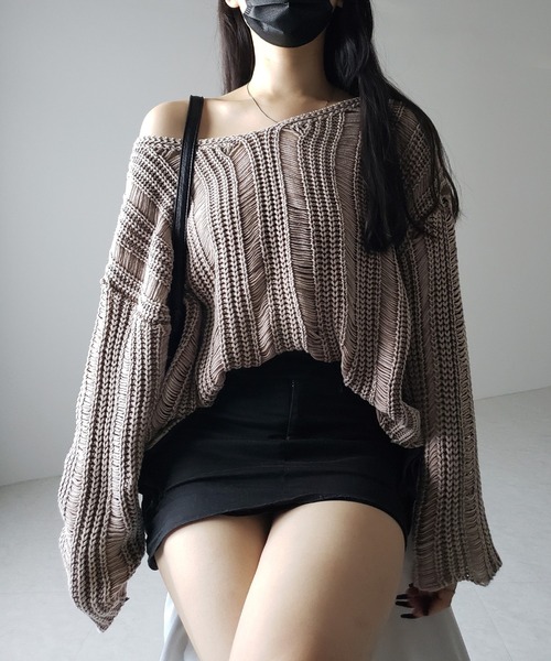 me+em select（ミームセレクト） ニット セーター 「 4color