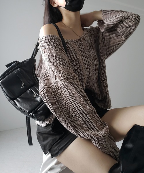 me+em select（ミームセレクト） ニット セーター 「 4color