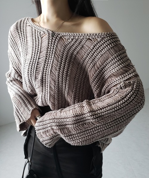 me+em select（ミームセレクト） ニット セーター 「 4color