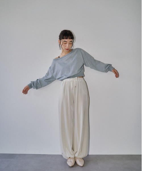 DRWCYS（ドロシーズ） スウェットパンツ ジャージ ベロア2wayパンツ