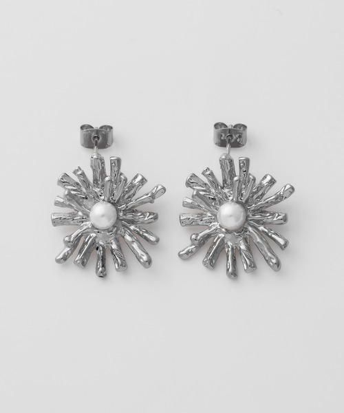 ciite' つけっぱなし パール ピアス デイジーパール ピアス (両耳用