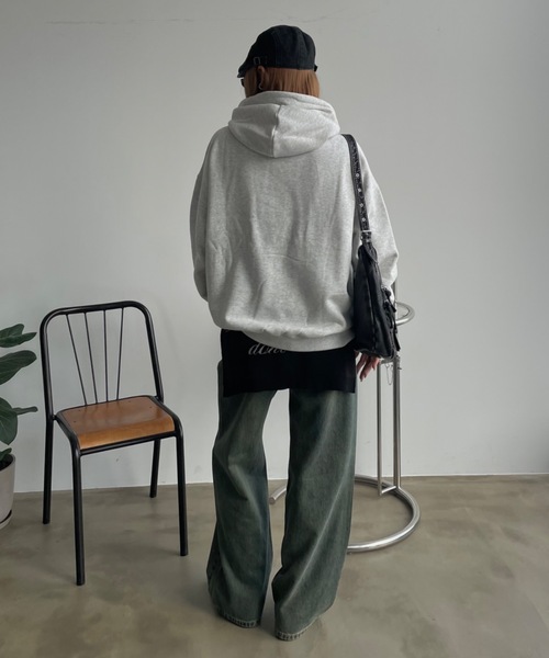 SHAGGIE（シャギー） パーカー SHAGGIE裏起毛プルオーバーBIGパーカー