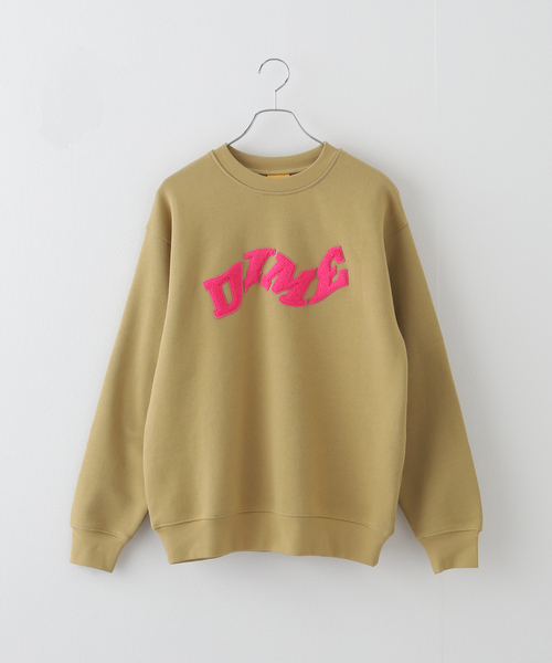 Dime ダイム トレーナー スウェット Dime ブラウン スウェット Lサイズ