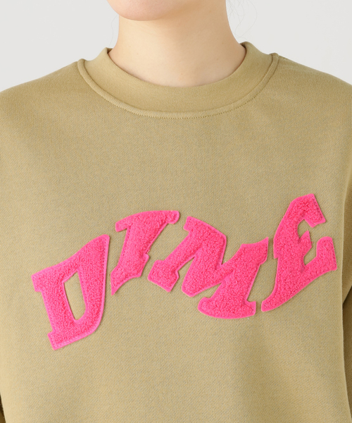 トレーナー スウェット 「Dime/ダイム」 COLLEGE CREWNECK：裏起毛