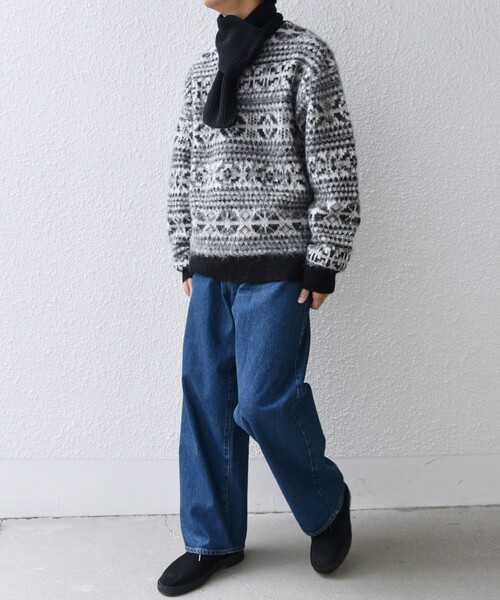 SHIPS any セーター ニット :「手洗い可能」フェアアイル シャギー