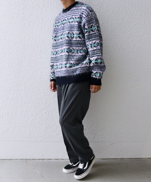 SHIPS any セーター ニット :「手洗い可能」フェアアイル シャギー