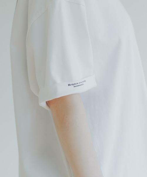 tシャツ 「WHYTO. / ホワイト」 2WAY PRINT TEE MOMENT レディース WHYTO tシャツ 「WHYTO. / ホワイト」 2WAY PRINT TEE MOMENT