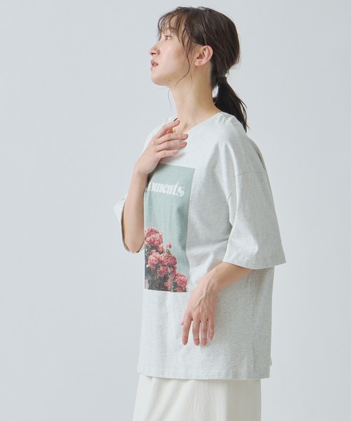 WHYTO tシャツ 「WHYTO. / ホワイト」 2WAY PRINT TEE MOMENT