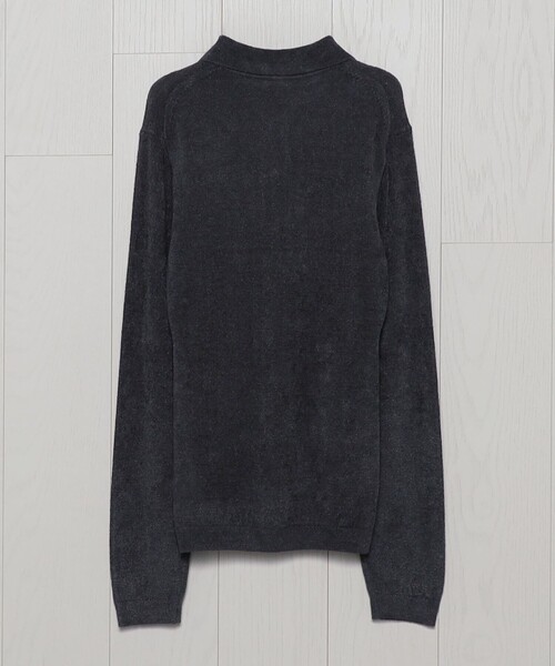 ＜H＞モールヤーン ポロカラーニットロングスリーブ H BEAUTY&YOUTH UNITED ARROWS ニット セーター 「H」モール