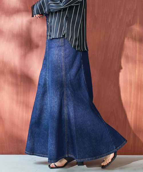 SOMETHING デニムスカート 「GISELe 4月号掲載」atelier MERMAID