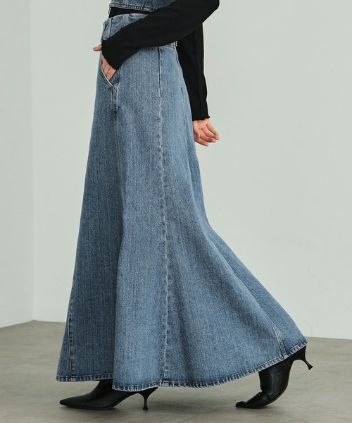 美品　soorploom デニムスカート 4y atelier SOMETHING MERMAID DENIM SKIRT/マーメイドデニム