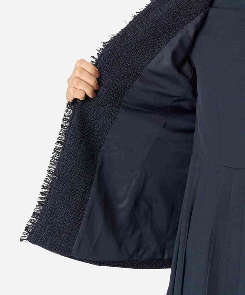 a.v.v（アー・ヴェ・ヴェ） ジャケット ノーカラージャケット ツイード