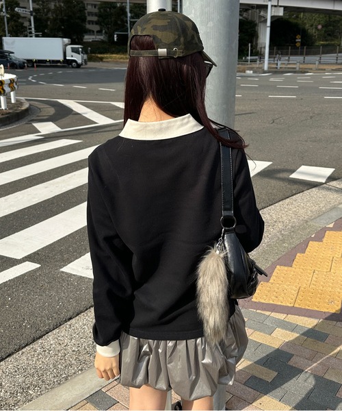 トレーナー スウェット ユニフォームデザインプルオーバー レディース | sedacle girl | 22