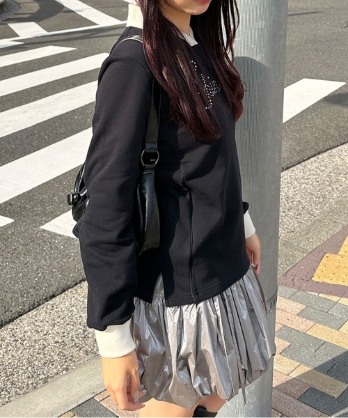 トレーナー スウェット ユニフォームデザインプルオーバー レディース | sedacle girl | 21