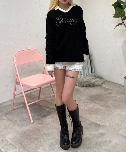 トレーナー スウェット ユニフォームデザインプルオーバー レディース | sedacle girl | 17