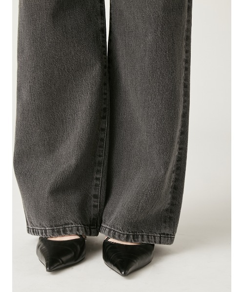 【美品】FRAYI.D フレイアイディー　セミワイドストレートデニムパンツ FRAY I.D ジーンズ デニム デニムパンツ セミワイドストレート