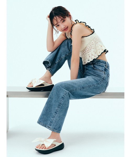 FRAY I.D ジーンズ デニム デニムパンツ セミワイドストレート