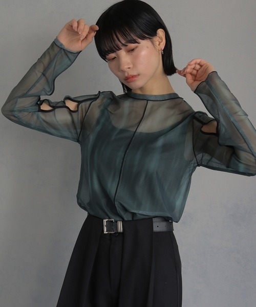 新品未使用アパルトモン Sheer T-shirt シアーＴシャツ ブラウス 新品未使用アパルトモン Sheer T-shirt シアーTシャツ ブラウスの通販