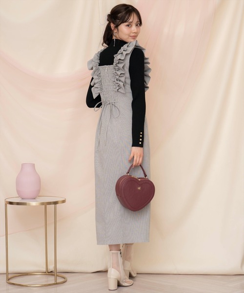 ウィルセレクション　フリル　ワンピース WILLSELECTION ワンピース フリルショルダースリットワンピース