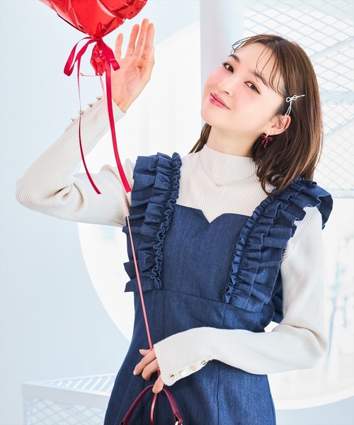 WILLSELECTION（ウィルセレクション） ワンピース フリルショルダー